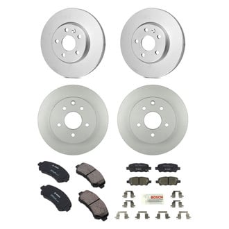 Bosch® - QuietCast™ Premium Front and Rear Brake Kit with Ceramic Pads