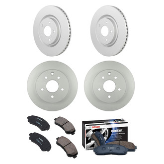 Bosch® - QuietCast™ Premium Front and Rear Brake Kit with Ceramic Pads