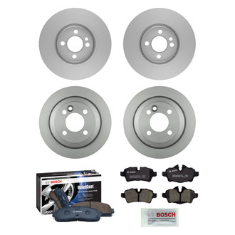 Bosch® - QuietCast™ Premium Front and Rear Brake Kit with Ceramic Pads