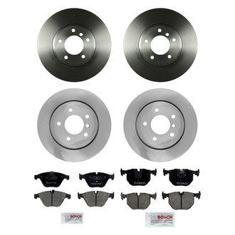 Bosch® - QuietCast™ Premium Front and Rear Brake Kit with Ceramic Pads