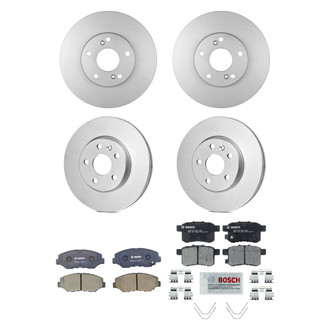 Bosch® - QuietCast™ Premium Front and Rear Brake Kit with Ceramic Pads