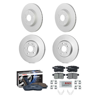 Bosch® - QuietCast™ Premium Front and Rear Brake Kit with Ceramic Pads