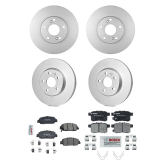 Bosch® - QuietCast™ Premium Front and Rear Brake Kit with Ceramic Pads