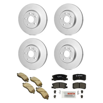 Bosch® - QuietCast™ Premium Front and Rear Brake Kit with Ceramic Pads