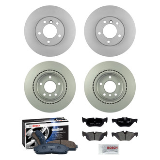 Bosch® - QuietCast™ Premium Front and Rear Brake Kit with Ceramic Pads