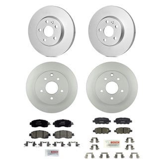 Bosch® - QuietCast™ Premium Front and Rear Brake Kit with Ceramic Pads