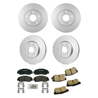 Bosch® - QuietCast™ Premium Front and Rear Brake Kit with Ceramic Pads