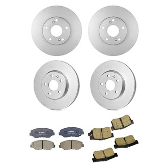 Bosch® - QuietCast™ Premium Front and Rear Brake Kit with Ceramic Pads