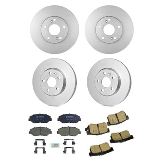 Bosch® - QuietCast™ Premium Front and Rear Brake Kit with Ceramic Pads