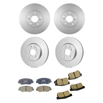 Bosch® - QuietCast™ Premium Front and Rear Brake Kit with Ceramic Pads