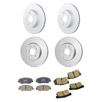 Bosch® - QuietCast™ Premium Front and Rear Brake Kit with Ceramic Pads