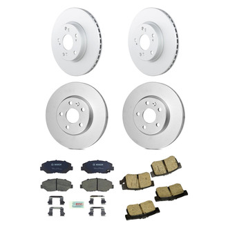 Bosch® - QuietCast™ Premium Front and Rear Brake Kit with Ceramic Pads