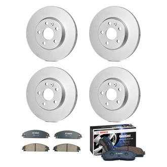 Bosch® - QuietCast™ Premium Front and Rear Brake Kit with Ceramic Pads