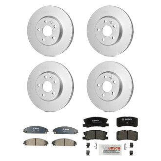 Bosch® - QuietCast™ Premium Front and Rear Brake Kit with Ceramic Pads