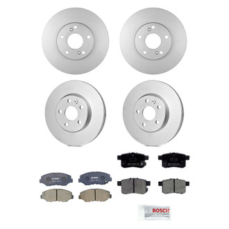 Bosch® - QuietCast™ Premium Front and Rear Brake Kit with Ceramic Pads