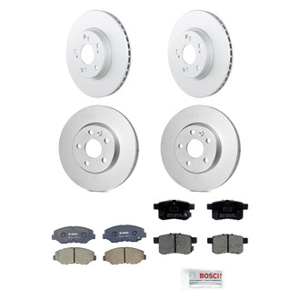 Bosch® - QuietCast™ Premium Front and Rear Brake Kit with Ceramic Pads