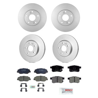 Bosch® - QuietCast™ Premium Front and Rear Brake Kit with Ceramic Pads