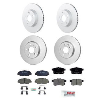 Bosch® - QuietCast™ Premium Front and Rear Brake Kit with Ceramic Pads