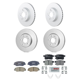 Bosch® - QuietCast™ Premium Front and Rear Brake Kit with Ceramic Pads