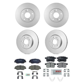 Bosch® - QuietCast™ Premium Front and Rear Brake Kit with Ceramic Pads