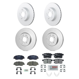 Bosch® - QuietCast™ Premium Front and Rear Brake Kit with Ceramic Pads