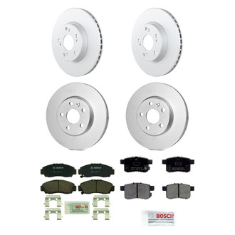 Bosch® - QuietCast™ Premium Front and Rear Brake Kit with Ceramic Pads