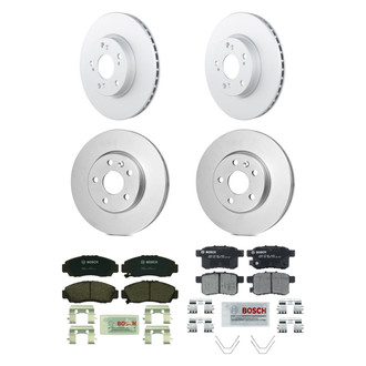 Bosch® - QuietCast™ Premium Front and Rear Brake Kit with Ceramic Pads