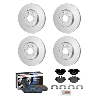 Bosch® - QuietCast™ Premium Front and Rear Brake Kit with Organic Pads