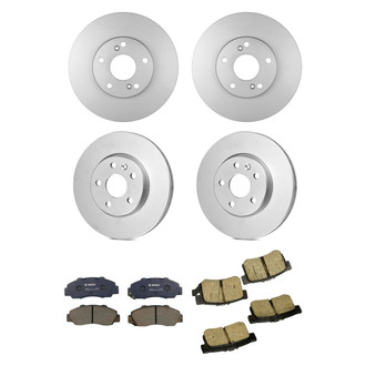 Bosch® - QuietCast™ Premium Front and Rear Brake Kit with Ceramic Pads