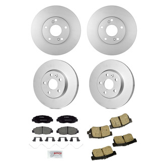 Bosch® - QuietCast™ Premium Front and Rear Brake Kit with Ceramic Pads