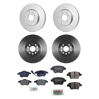 Bosch® - QuietCast™ Premium Front and Rear Brake Kit with Organic Pads