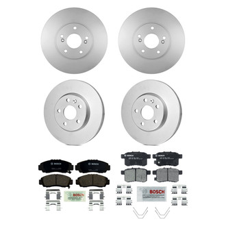 Bosch® - QuietCast™ Premium Front and Rear Brake Kit with Ceramic Pads