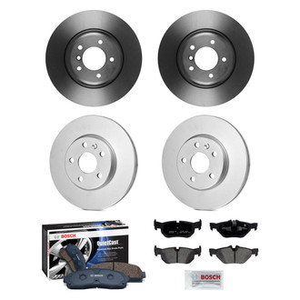 Bosch® - QuietCast™ Premium Front and Rear Brake Kit with Ceramic Pads