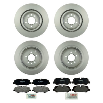 Bosch® - QuietCast™ Premium 1-Piece Brake Kit with Organic Brake Pads