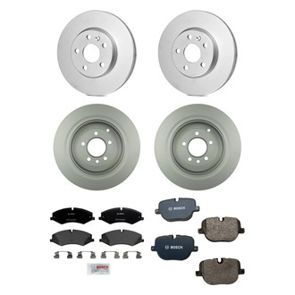 Bosch® - QuietCast™ Premium Front and Rear Brake Kit with Organic Pads