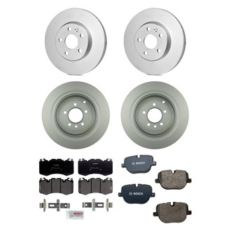 Bosch® - QuietCast™ Premium Front and Rear Brake Kit with Organic Pads