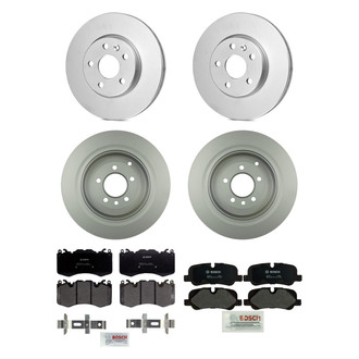 Bosch® - QuietCast™ Premium Front and Rear Brake Kit with Organic Pads