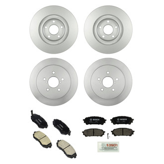 Bosch® - QuietCast™ Premium Front and Rear Brake Kit with Ceramic Pads