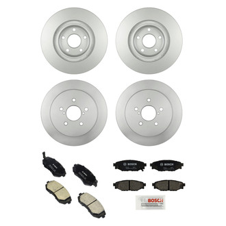 Bosch® - QuietCast™ Premium Front and Rear Brake Kit with Ceramic Pads