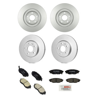 Bosch® - QuietCast™ Premium Front and Rear Brake Kit with Ceramic Pads