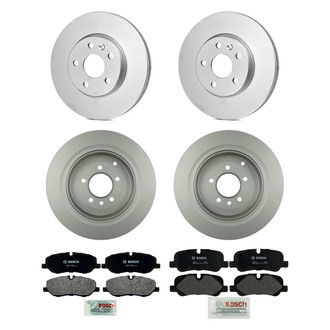 Bosch® - QuietCast™ Premium Front and Rear Brake Kit with Organic Pads