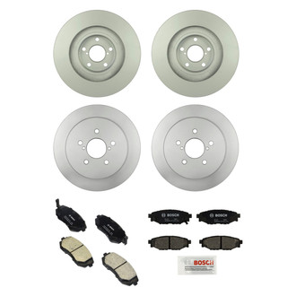 Bosch® - QuietCast™ Premium Front and Rear Brake Kit with Ceramic Pads