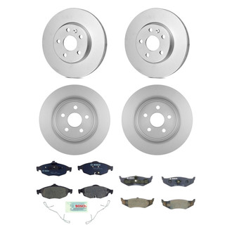 Bosch® - QuietCast™ Premium Brake Kit with Organic Pads