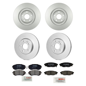 Bosch® - QuietCast™ Premium Front and Rear Brake Kit with Ceramic Pads