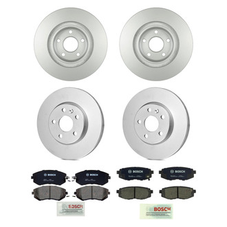 Bosch® - QuietCast™ Premium Front and Rear Brake Kit with Ceramic Pads