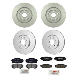 Bosch® - QuietCast™ Premium Front and Rear Brake Kit with Ceramic Pads