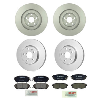 Bosch® - QuietCast™ Premium Front and Rear Brake Kit with Ceramic Pads