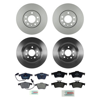 Bosch® - QuietCast™ Premium Front and Rear Brake Kit with Organic Pads