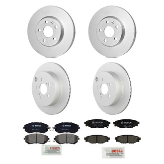 Bosch® - QuietCast™ Premium Front and Rear Brake Kit with Ceramic Pads