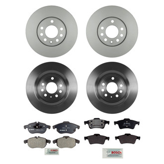 Bosch® - QuietCast™ Premium Front and Rear Brake Kit with Organic Pads